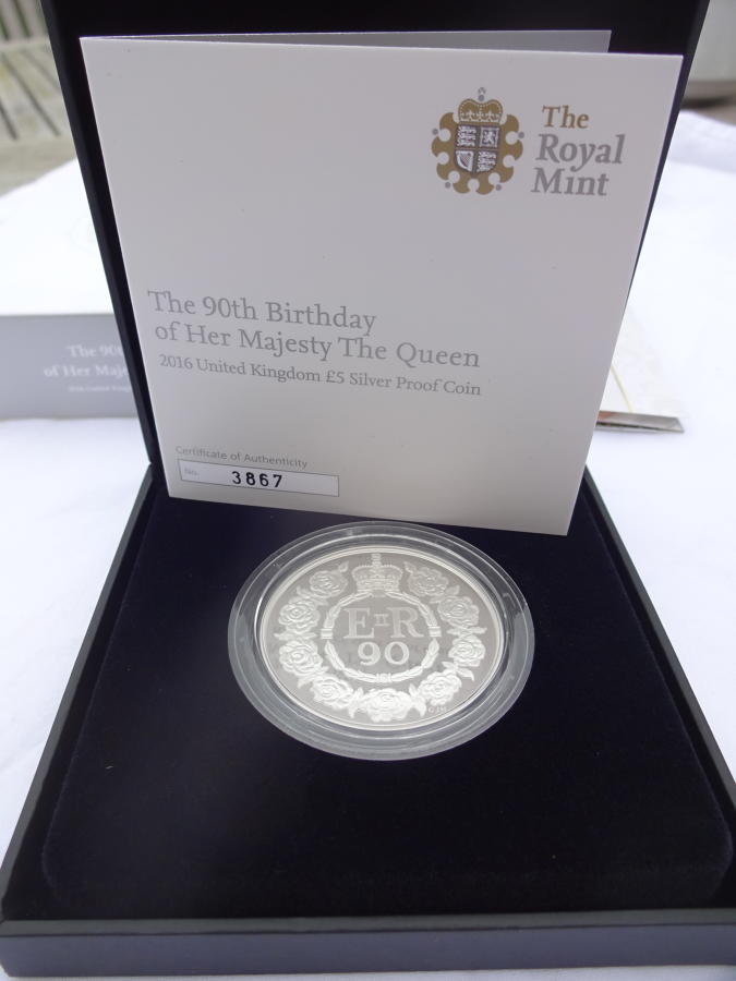2016 Royal Mint Queens 90th Birthday &pound;5 Coin