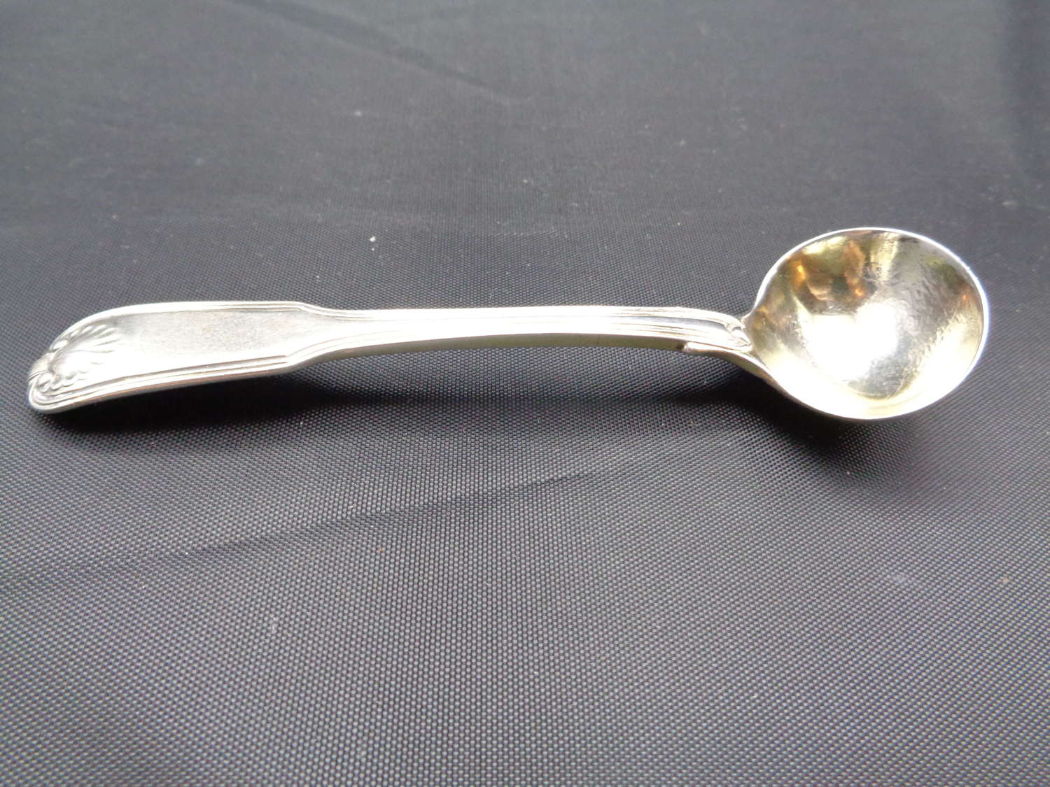 Georgian Solid Silver Condiment Spoon