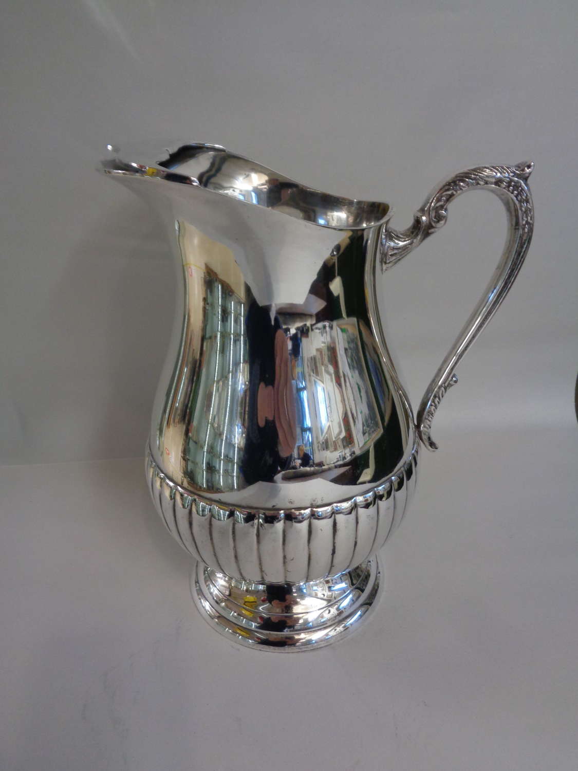 Antique Silver Plate Water Jug