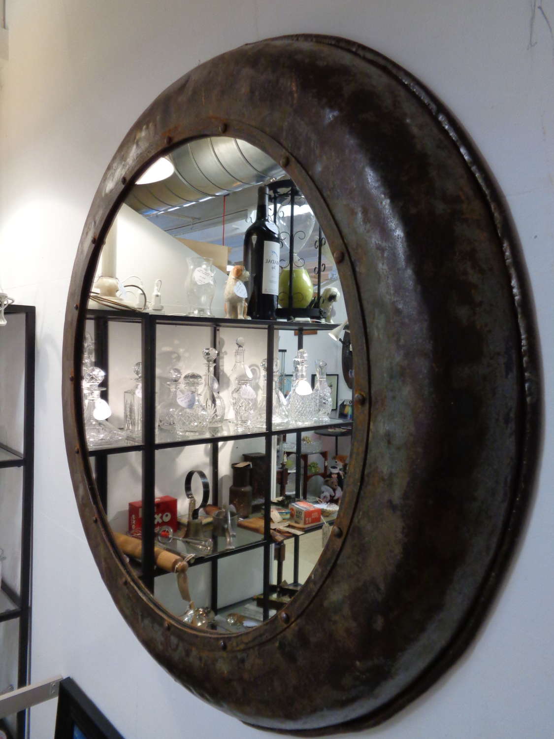 Metal Round Mirror