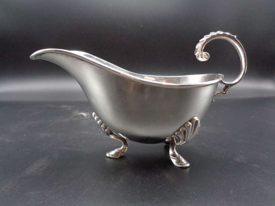 Solid Silver Antique Sauce Boat