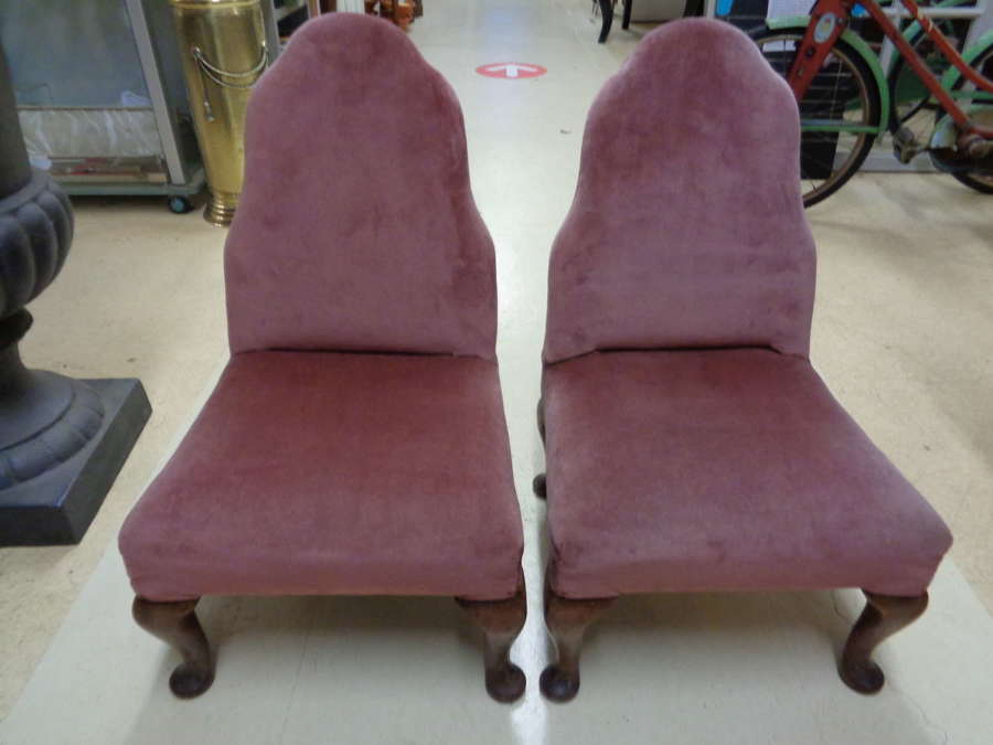 Pair Antique Children's Chairs