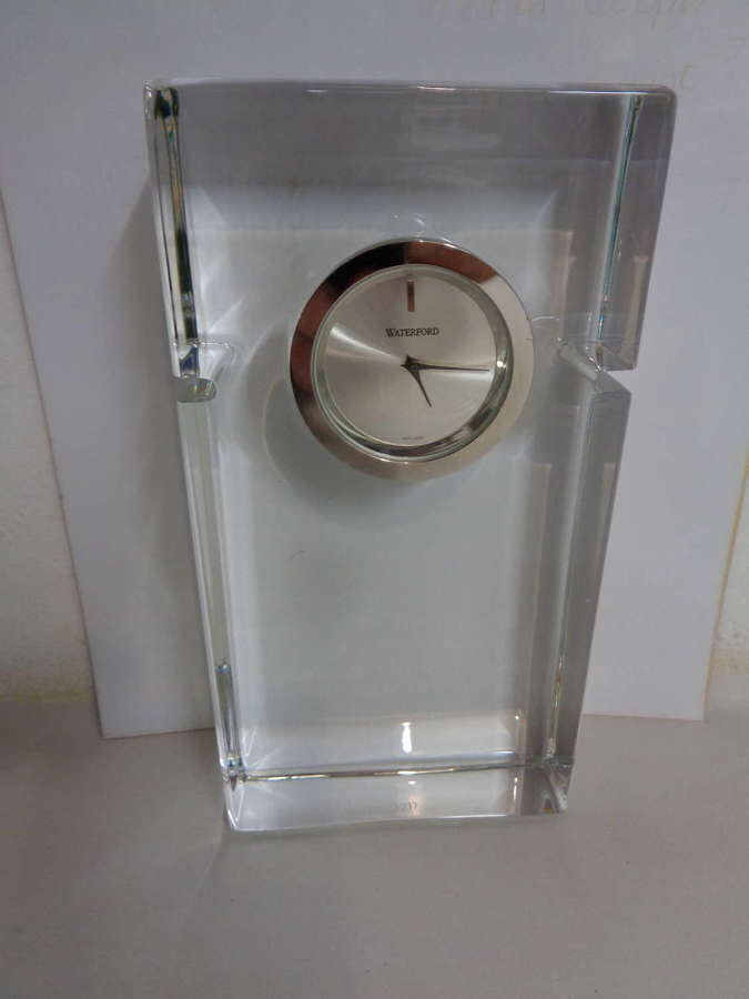 Waterford Crystal Glass Clock