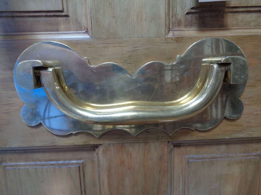 Antique Heavy Brass Door Handle / Knocker