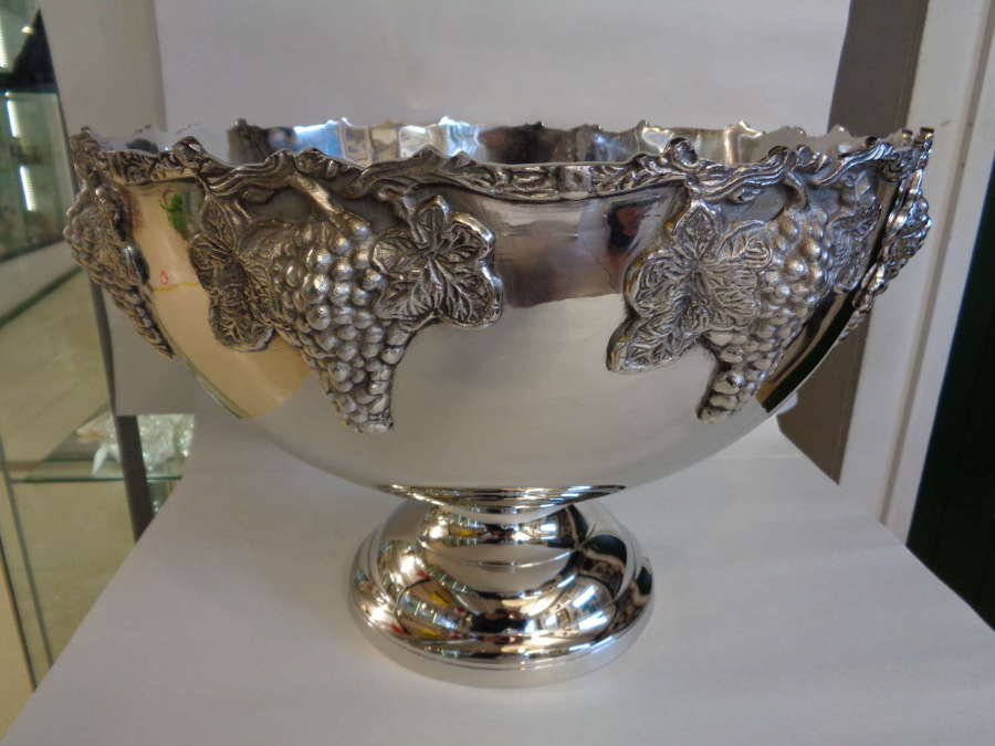 Ornate Silver Plate Punchbowl / Champagne Cooler - 'Heavy'