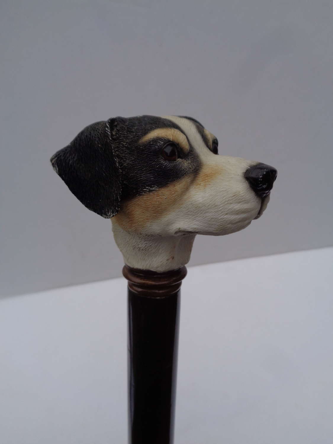 Unusual Dog Head Handled Walking Stick