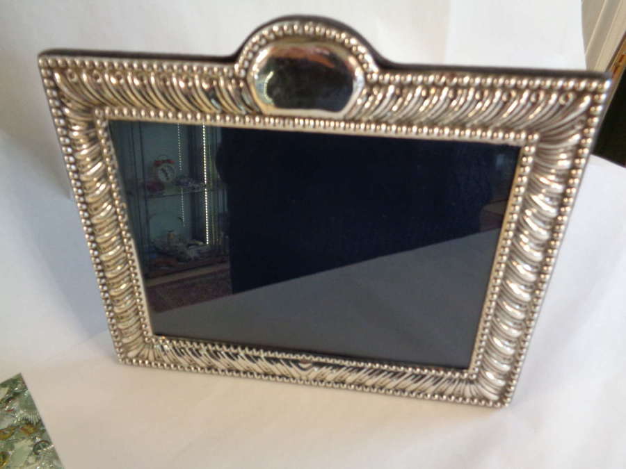 Solid Silver Framed Picture Frame - Carr's of Sheffield 1991