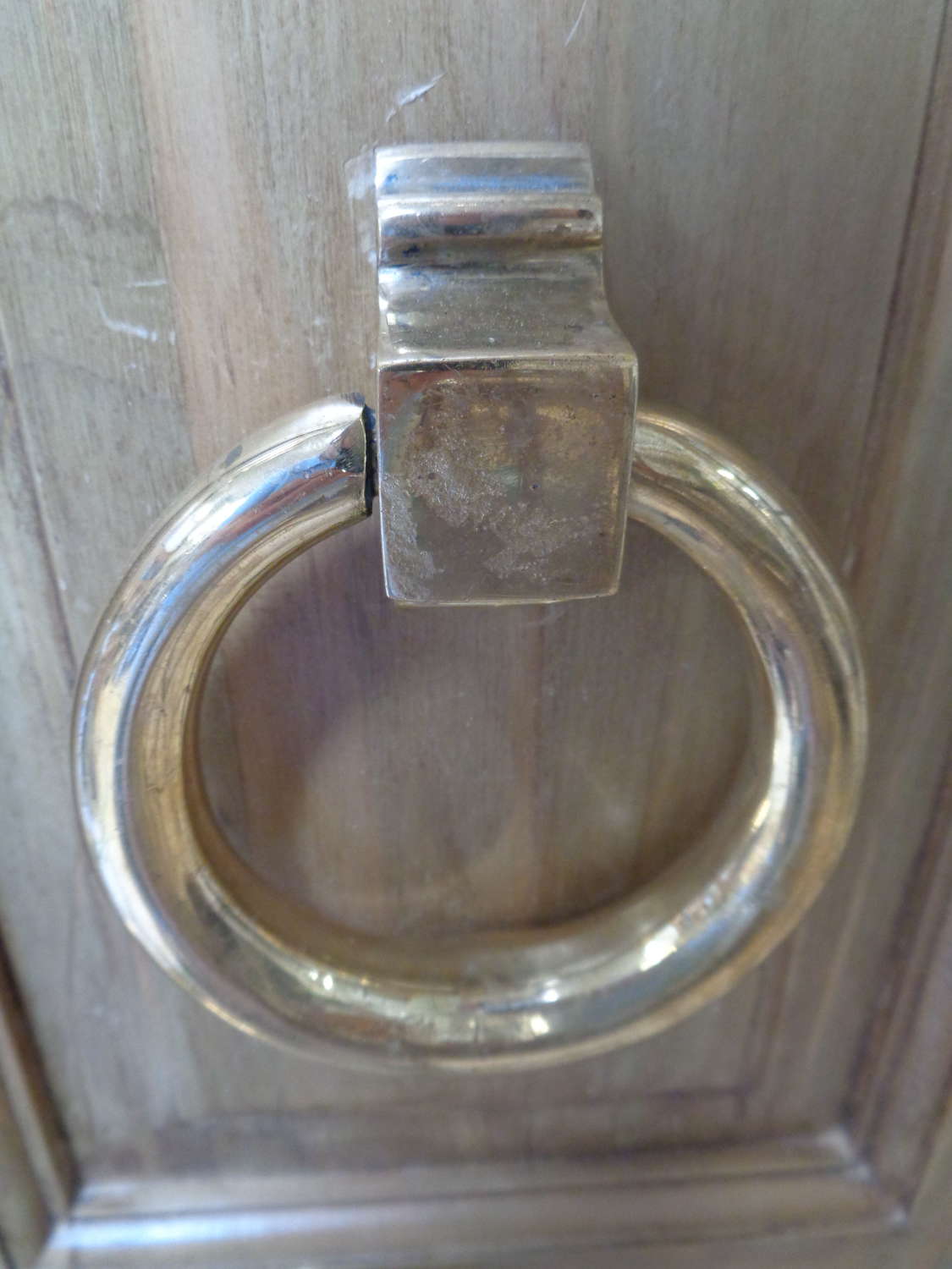 Vintage Heavy Brass Door Knocker / Handle