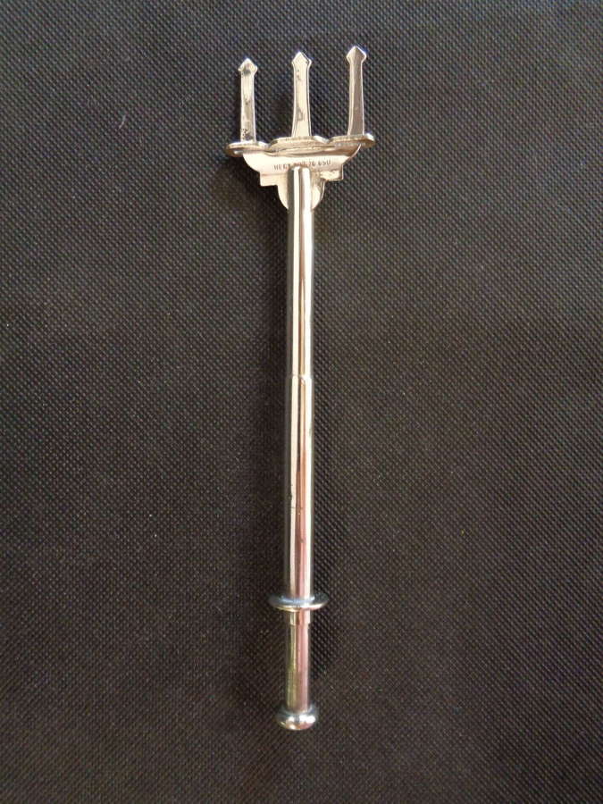 Antique Silver Plate Bread Fork
