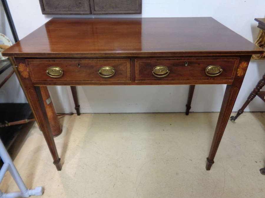 Edwardian Console Table with 2 Drawers