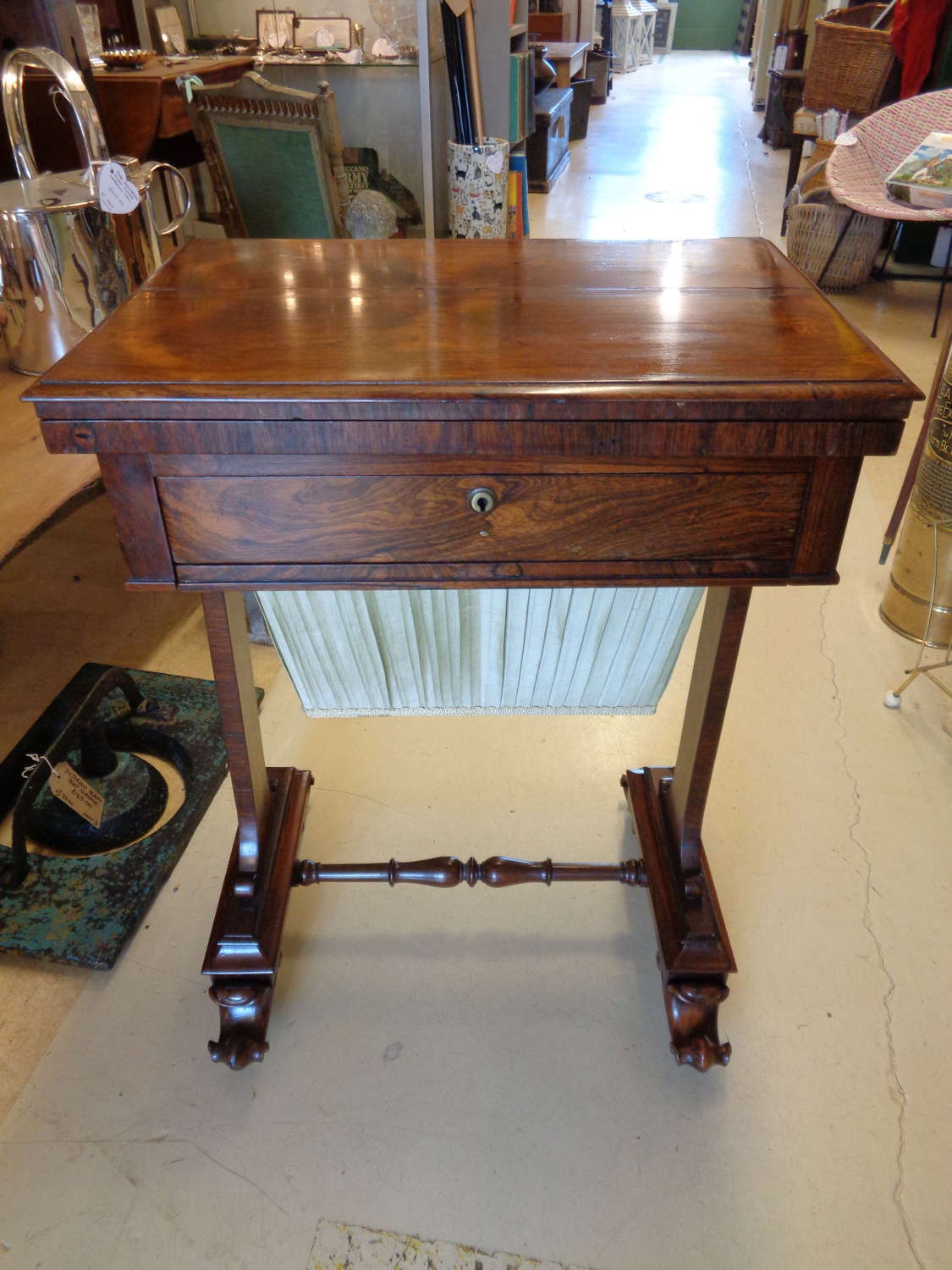 Antique Games / Chess / Sewing Table