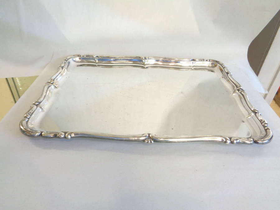 Antique Silver Plate Rectangular Drinks Tray.