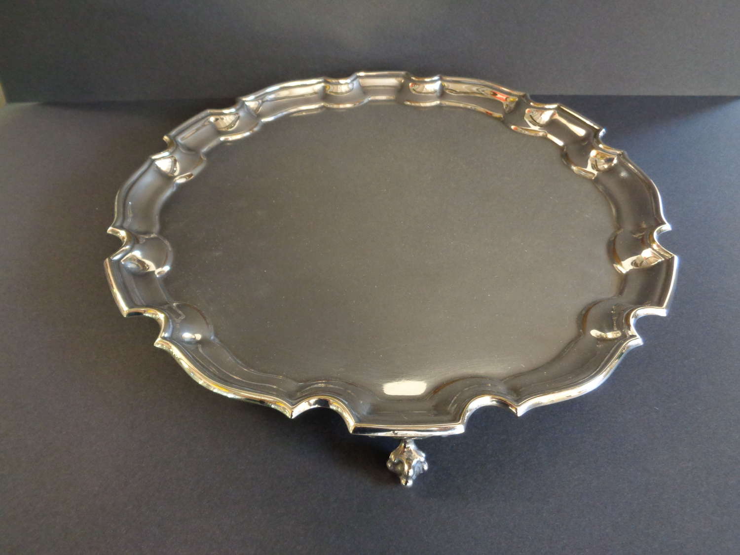 Antique Silver Plate Salver by 'Cavalier'