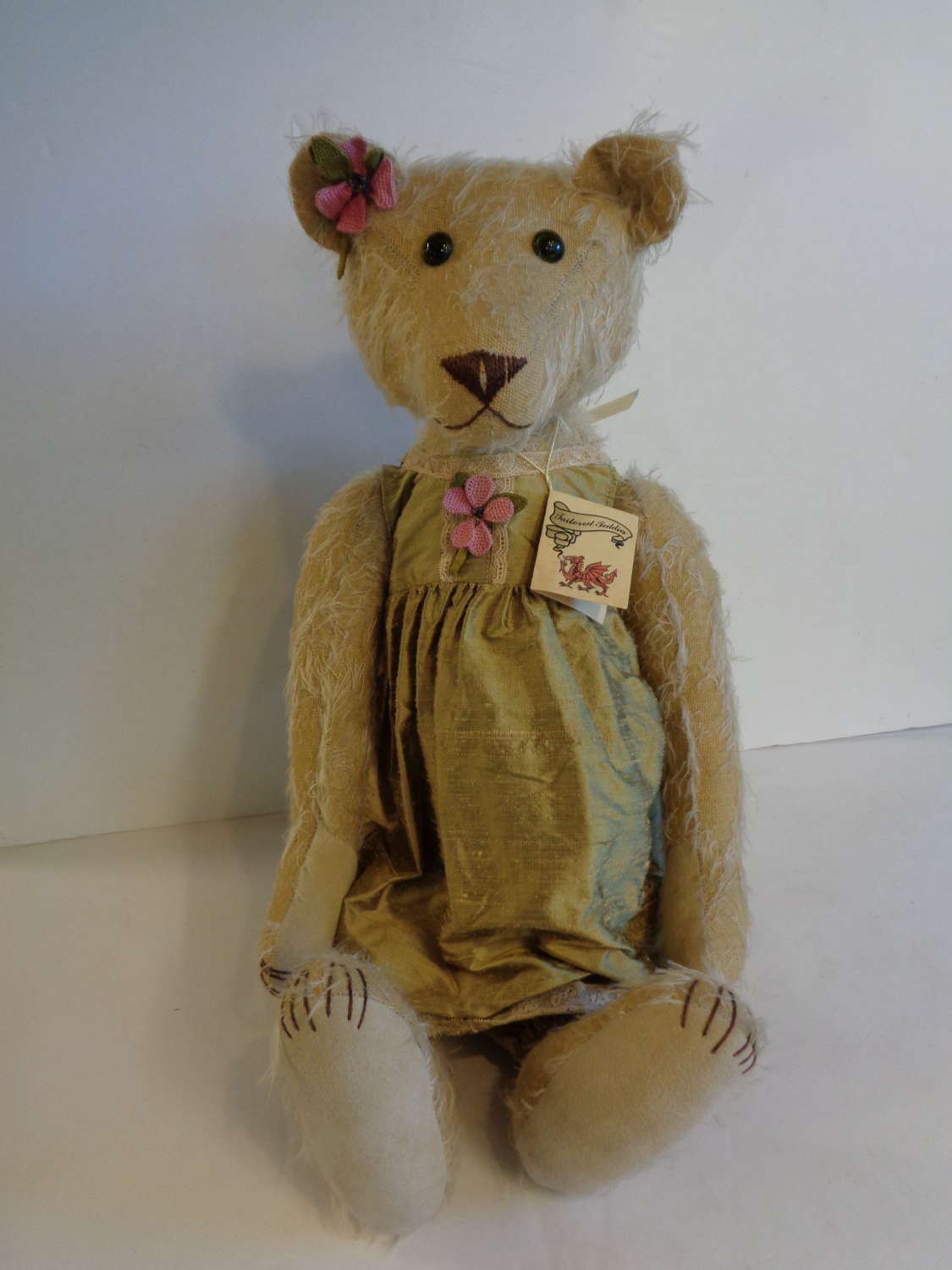 Vintage Tailored Teddy Bear with Growler