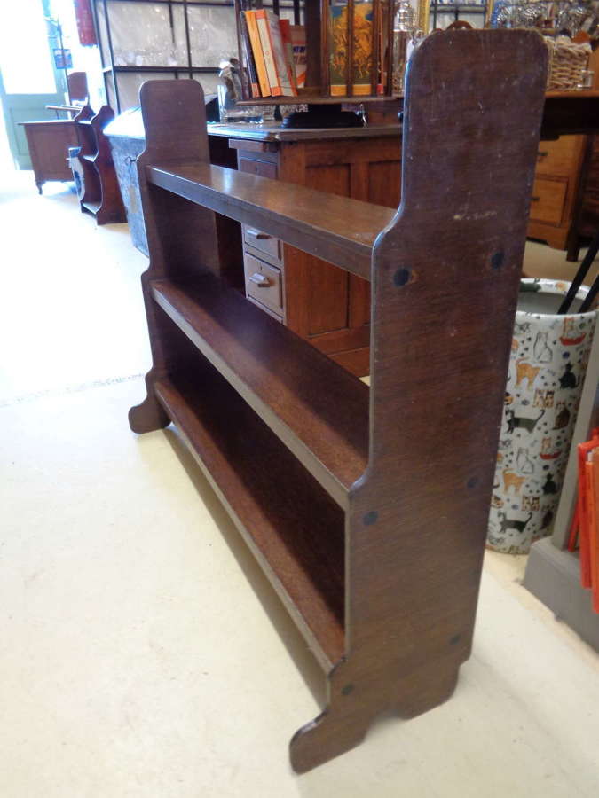 Vintage Wooden Waterfall Bookcase