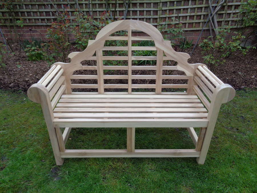 Teak Lutyens Garden Bench - 2 Seater