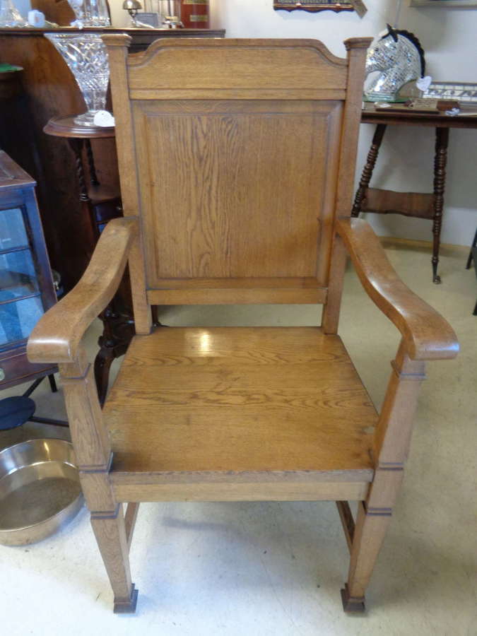 Antique Heavy Monastic Chair