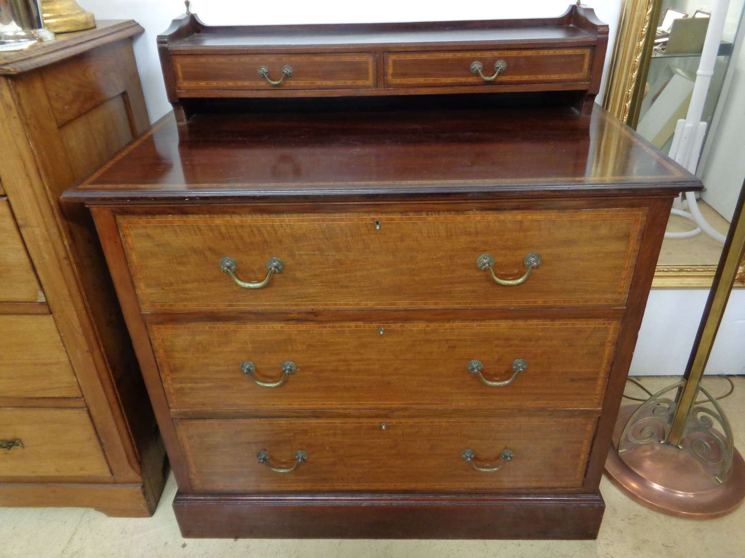 Antique ''Jas Shoolbred'' Chest of Drawers