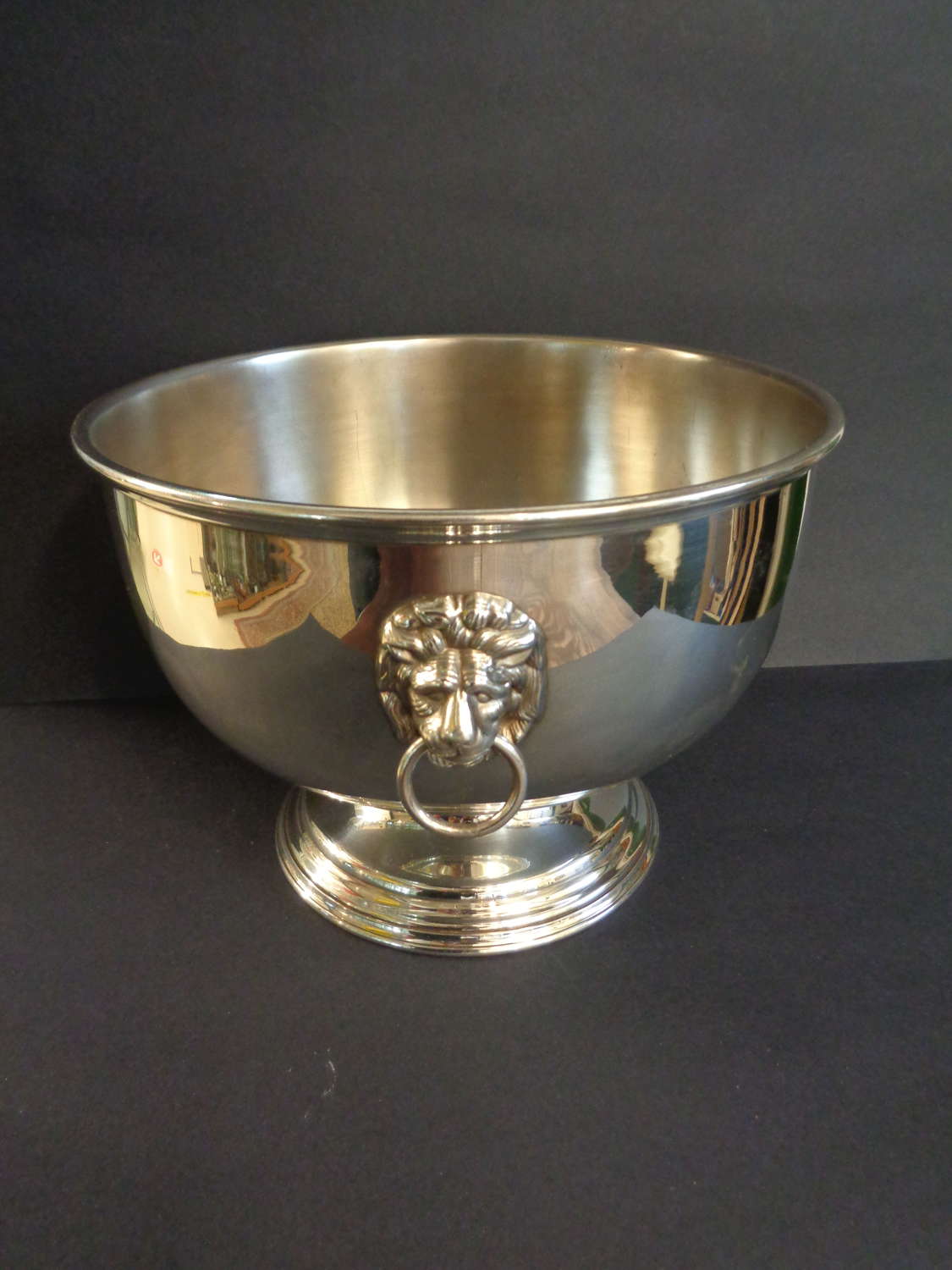 Mappin & Webb Silver Plate Punch Bowl