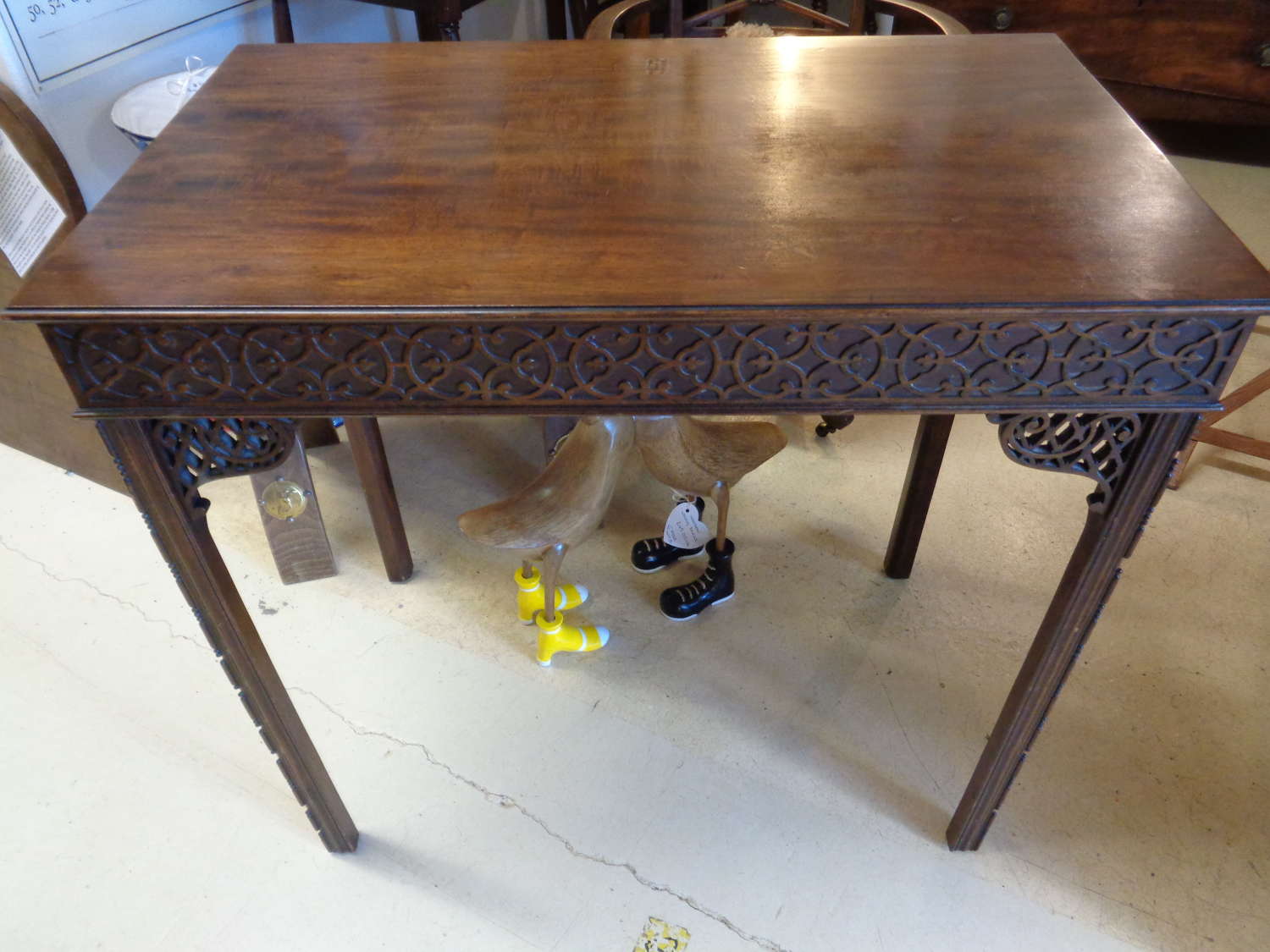 Antique Mahogany Chinese Style Table