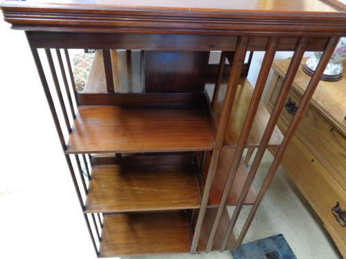 Large Edwardian Revolving Bookcase