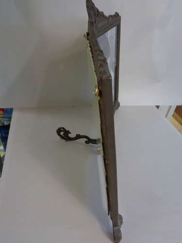 Antique Brass Double Picture Frame
