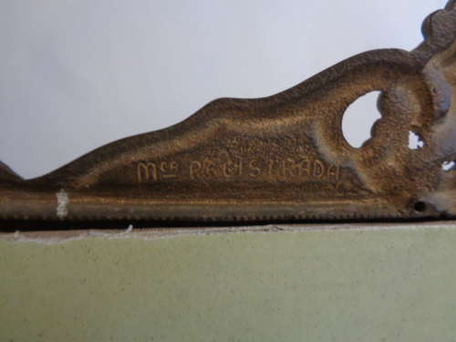 Antique Brass Double Picture Frame