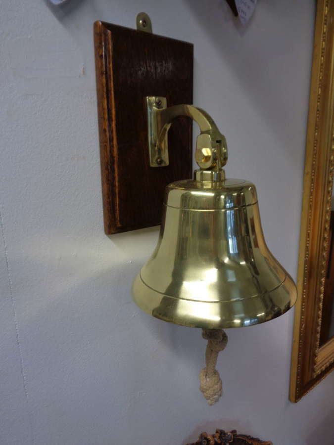 Vintage Mounted Brass Bell