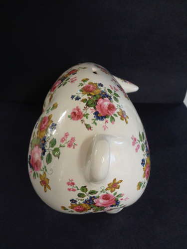 Vintage Ironstone Large Piggy Bank