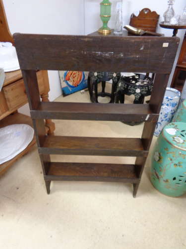 Antique Oak Freestanding Bookcase