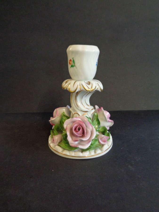 Herend Hand Painted Candlestick