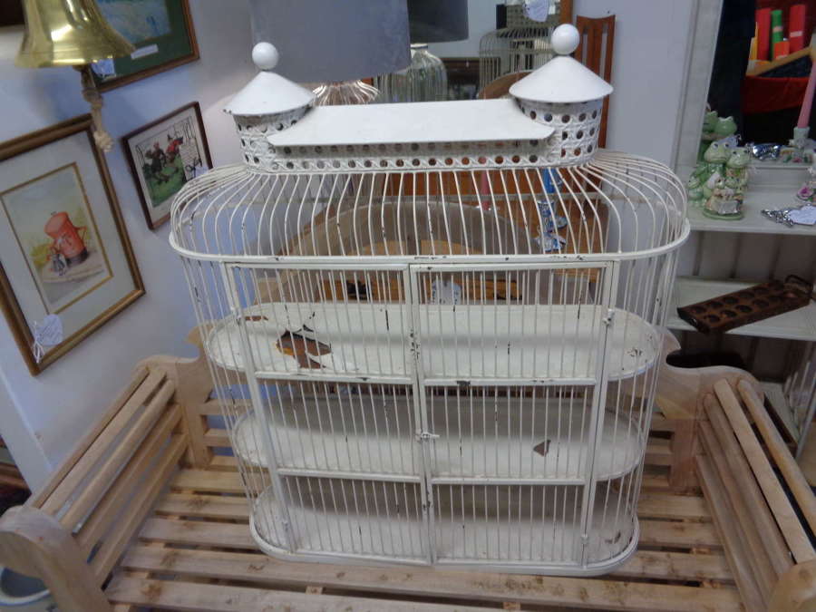 Vintage Metal Bird Cage