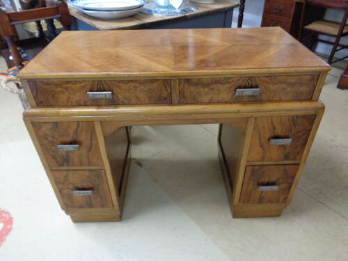Art Deco Twin Pedestal Desk