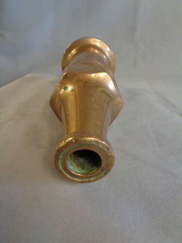 Vintage Brass Fire Hose Nozzle - John Morris & Sons