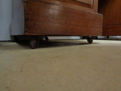 Edwardian Twin Pedestal Desk on Castors