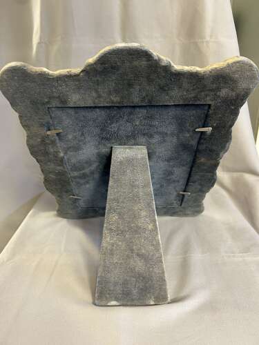 Large Antique Silver Plate Photo Frame - Sheffield - 39cms high