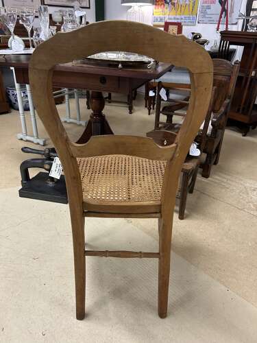 Antique French Cane Seat Chair
