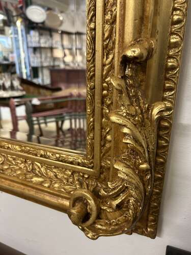 Ornate Gilt Bevelled Wall Mirror