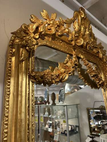 Ornate Gilt Bevelled Wall Mirror