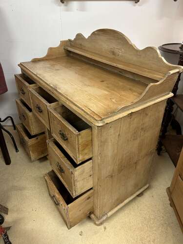 Victorian Pine Chest of Drawers 7 Drawers
