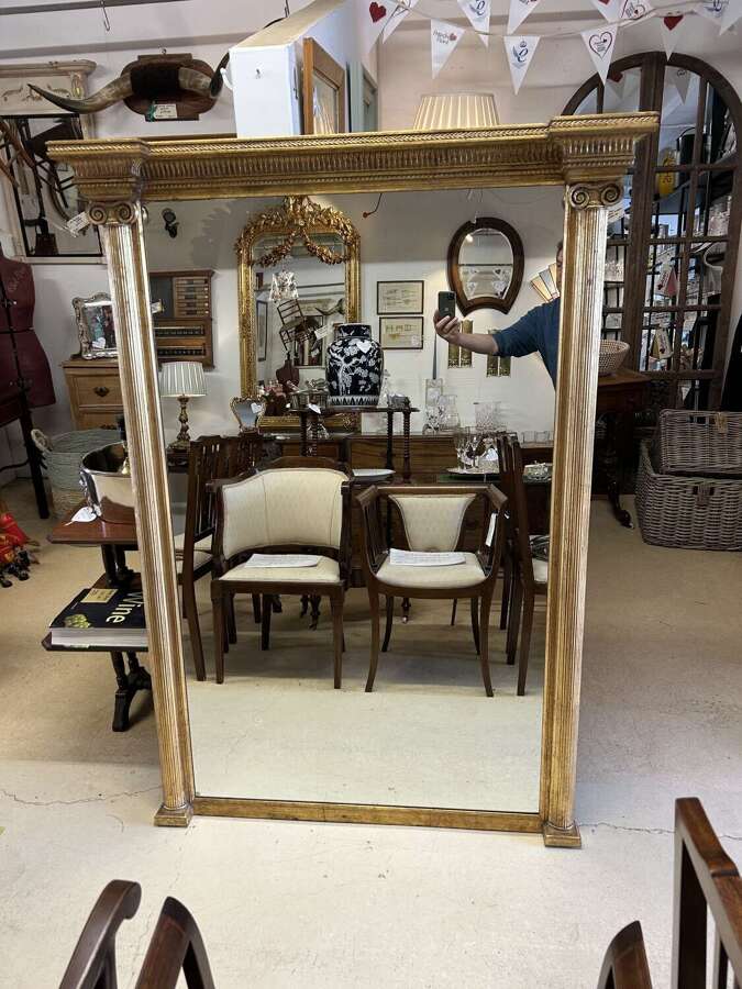 Large Gilt Mirror - Free Standing