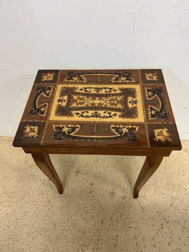Italian Sorrento Musical Table with Storage