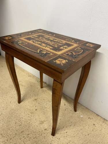Italian Sorrento Musical Table with Storage