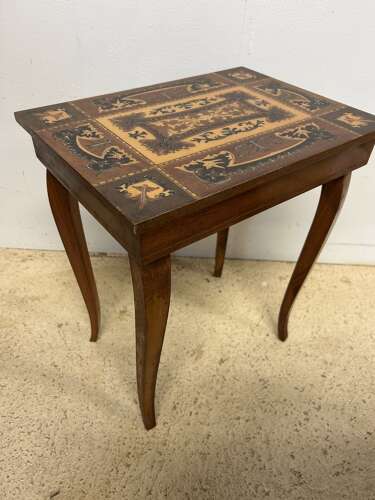 Italian Sorrento Musical Table with Storage
