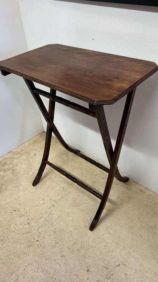 Antique Folding Campaign Table