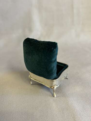Silver Pin Cushion / Box