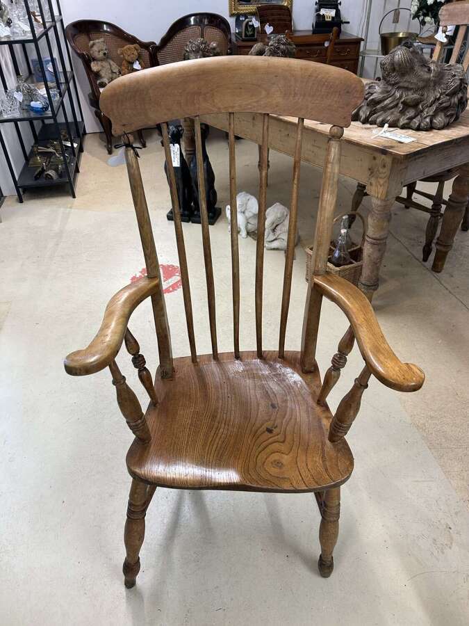 Antique Farmhouse Windsor Armchair