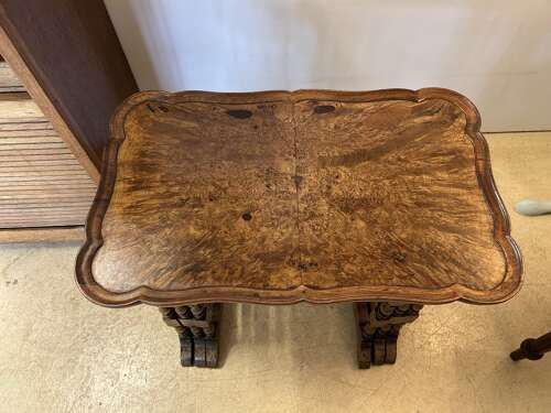 Nest of Three Walnut Tables