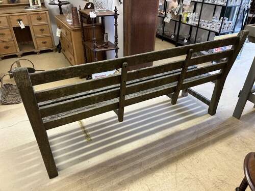 Old Teak Garden Bench - 3/4 Seater