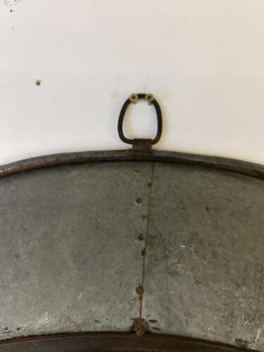 Metal Round Mirror - Ideal Indoors or Outdoors